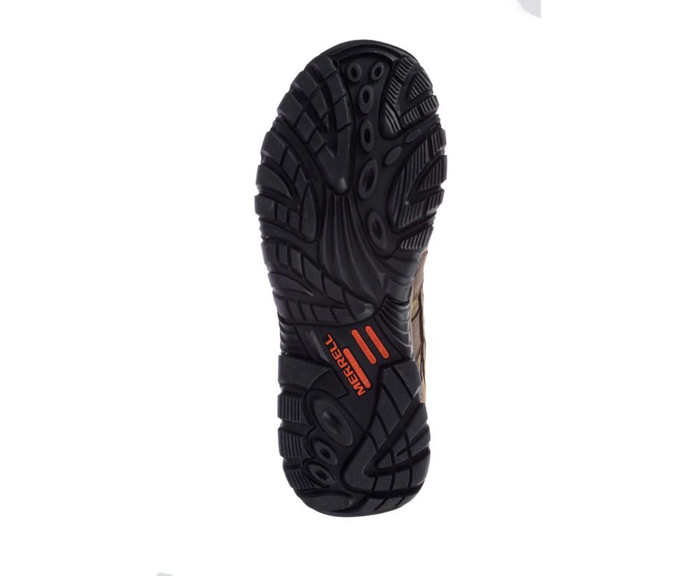 Kozaki Merrell Męskie Brązowe - Moab Timber Thermo 8\" Waterproof Sr - 148706-KBY